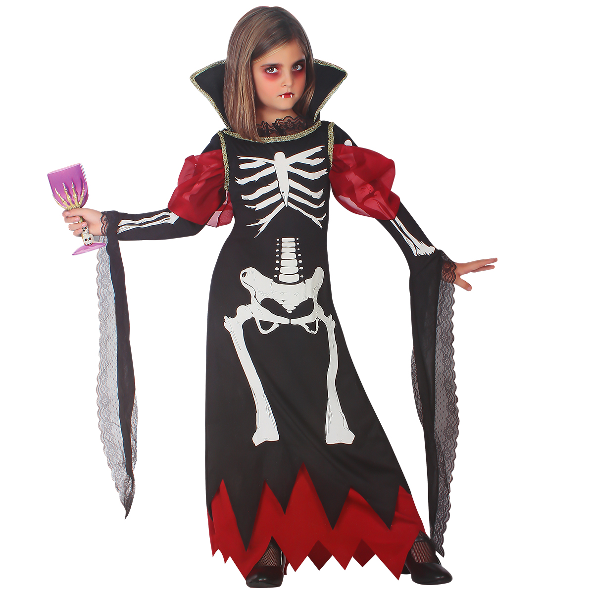 Cosplay Bloody Skeleton Halloween Zombie Vampire Costume