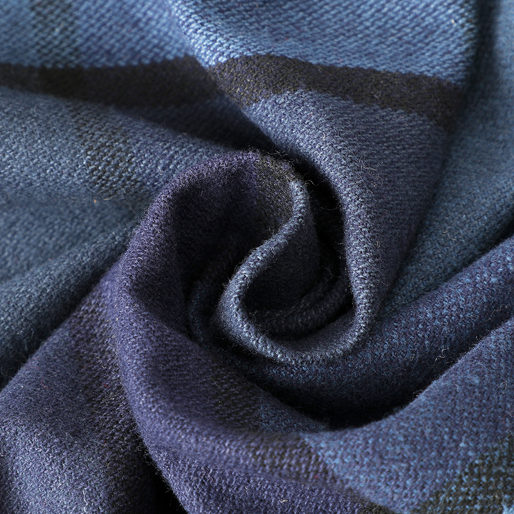 EB-21FMSK01 Wholesale Navy/Blue Check 100% Cotton Fabric