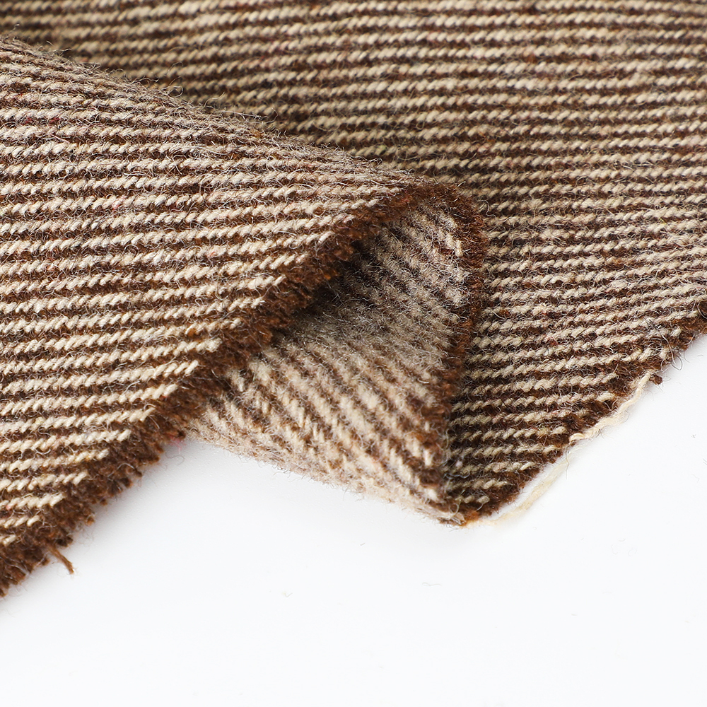 Wholesale Wool Mix Beige Twill Fabric