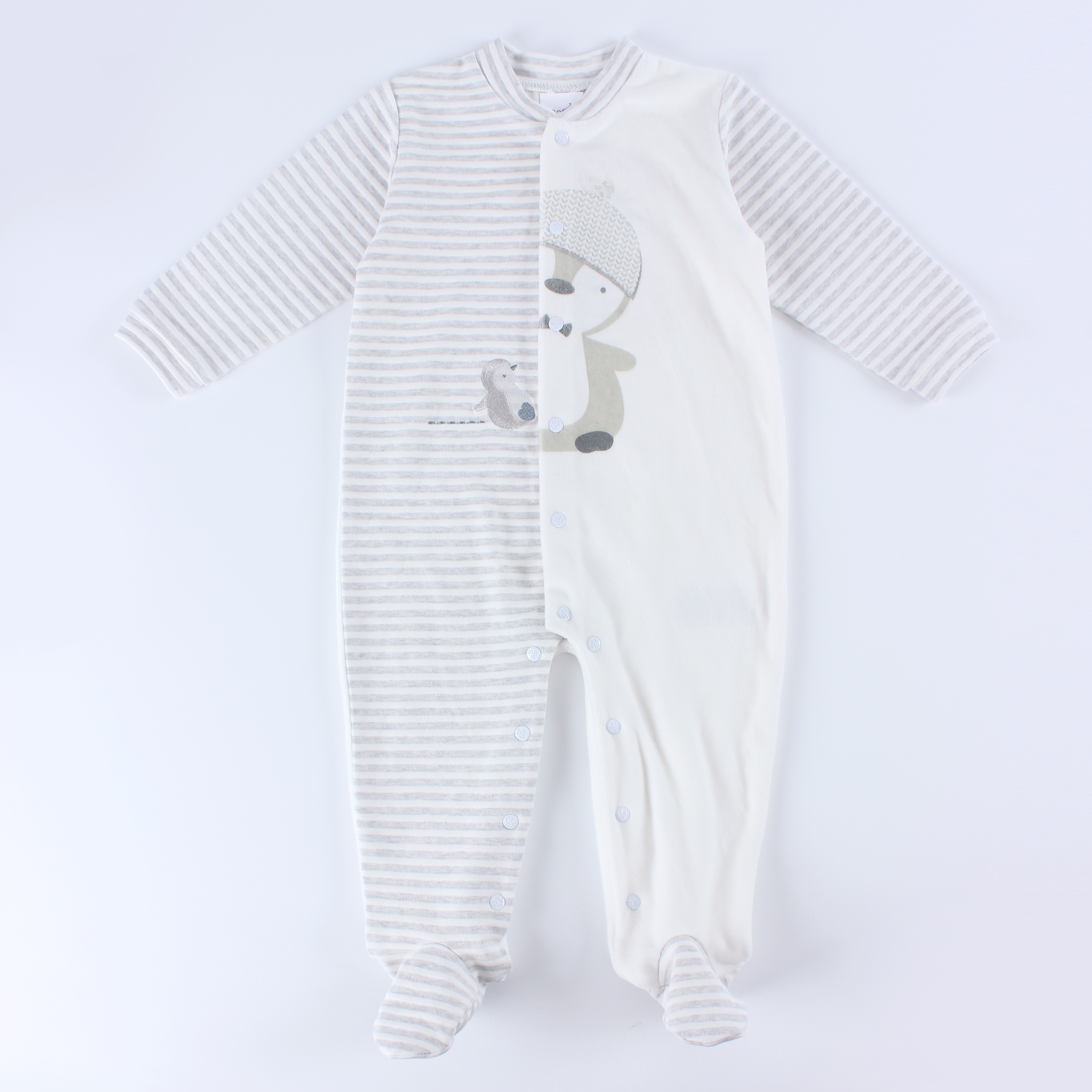 BQ 3099 Customizable Baby Romper With Buttons