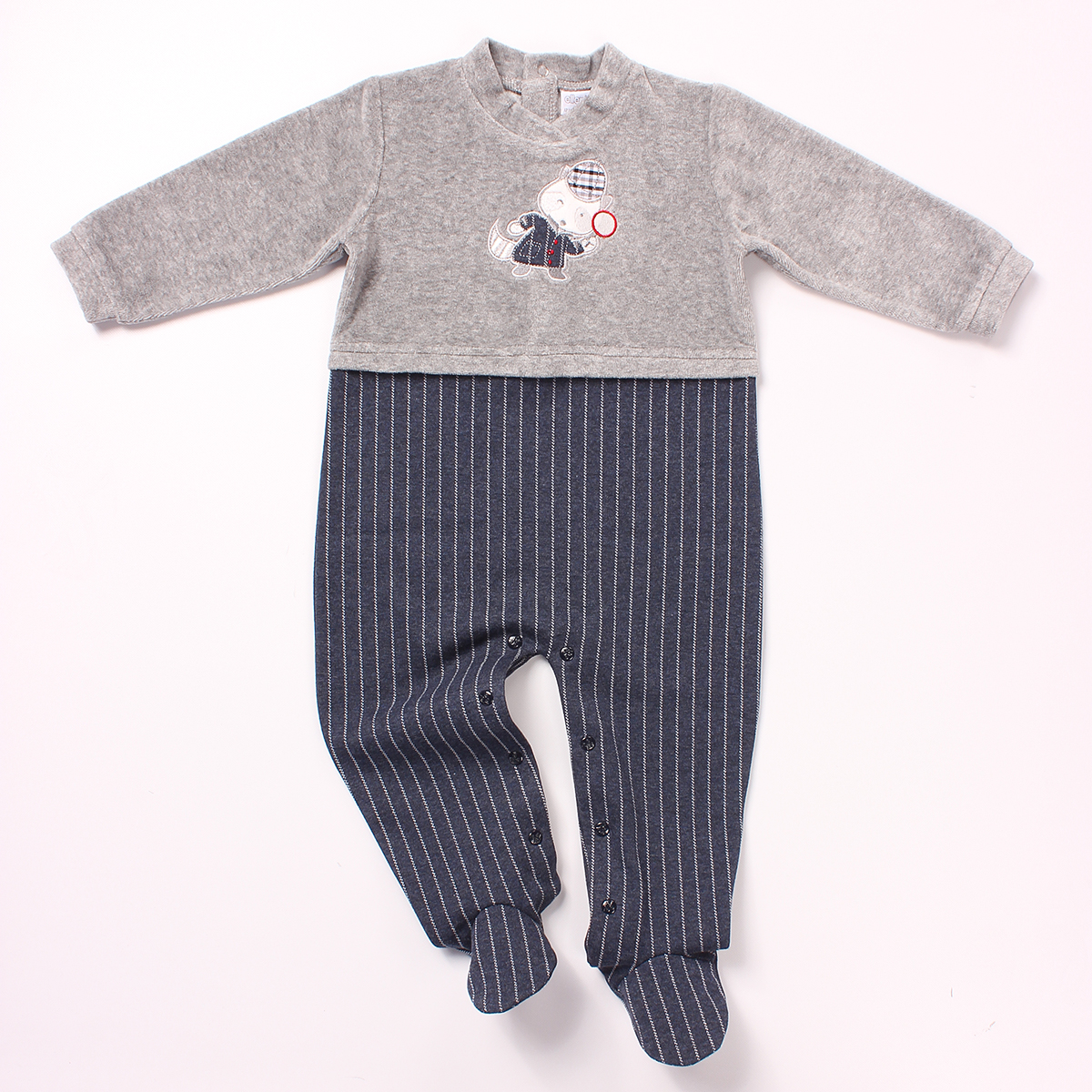 BQ 3082 Hot Sale Long Sleeve Baby Boy Romper