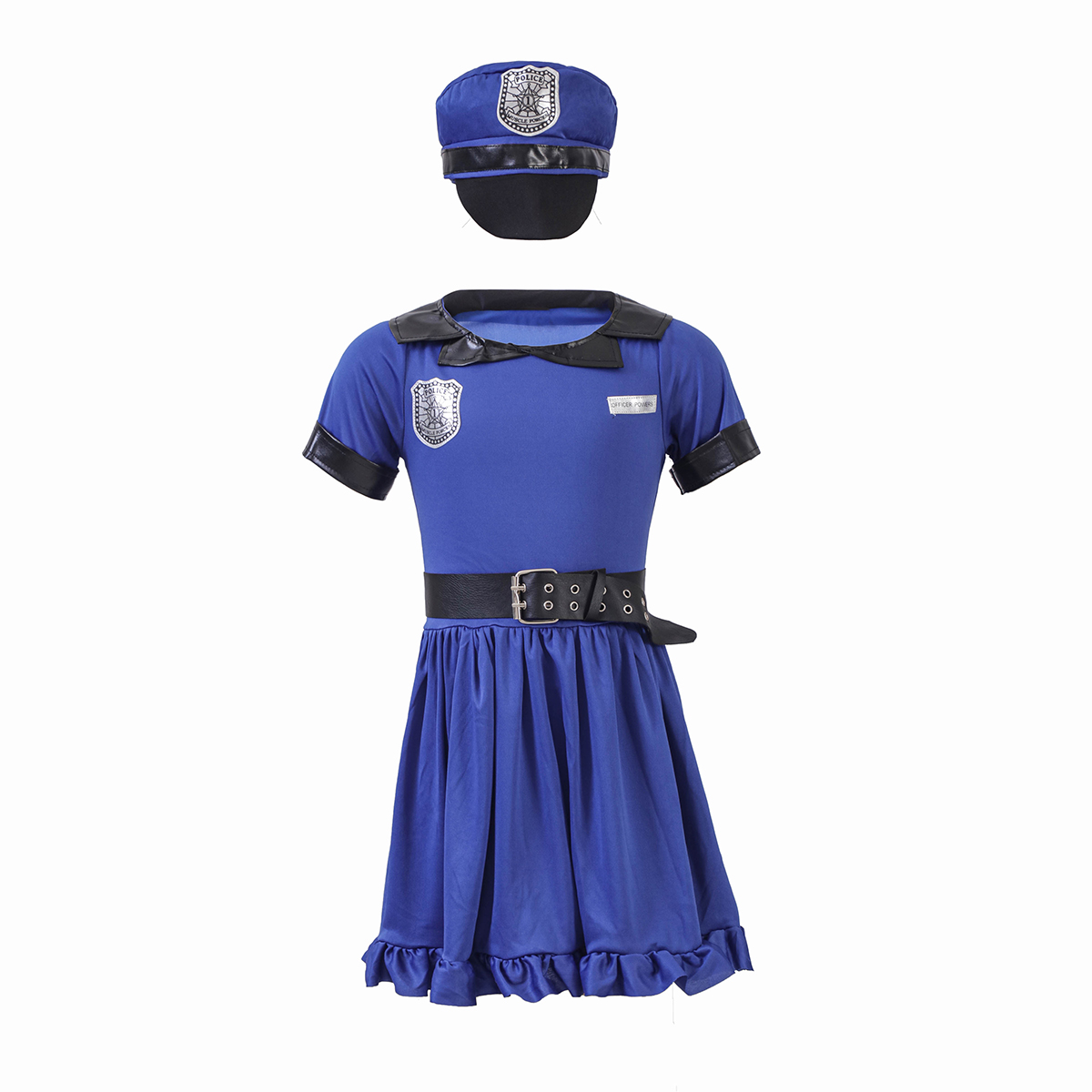 Carnival Dress Cosplay Policewoman Costume