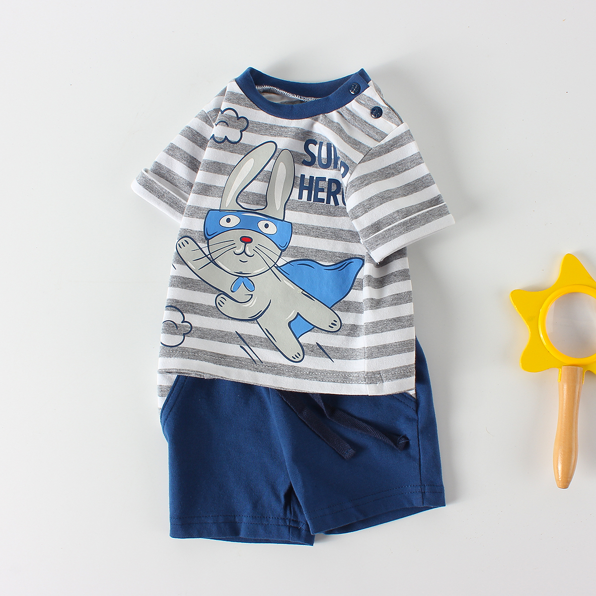 CO 4907 Short Sleeves Soft Baby Clothing Sets