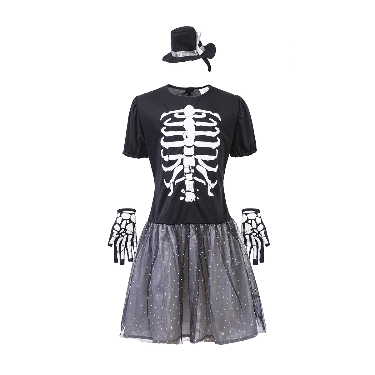 Halloween Scary Skeleton Zombie Costume