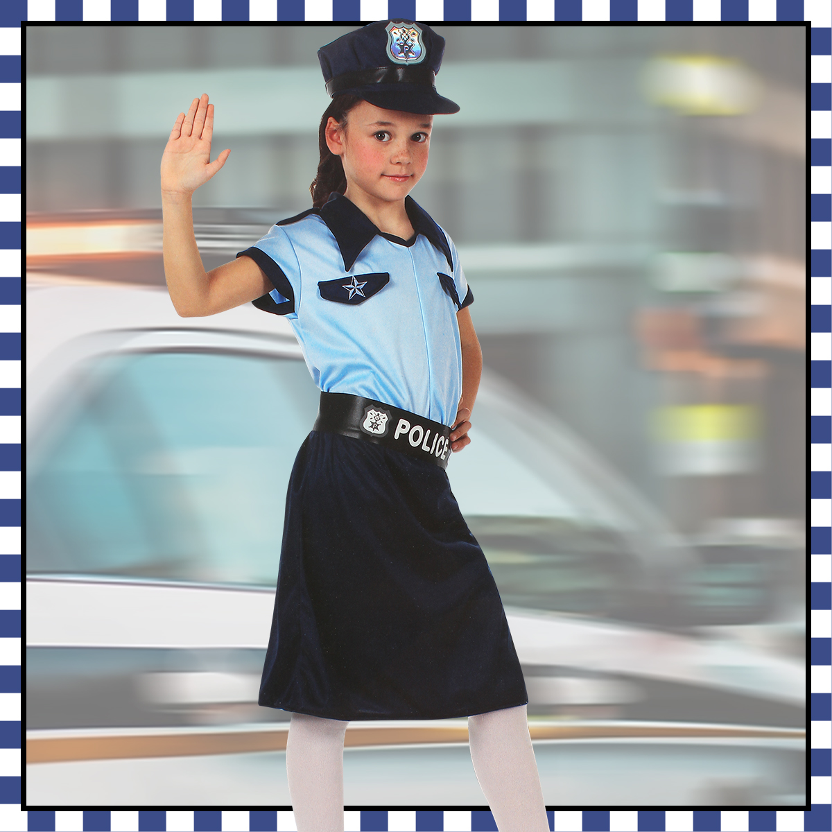Cosplay Policewoman Women Uniform Dress Suits Girls Carnival Costume