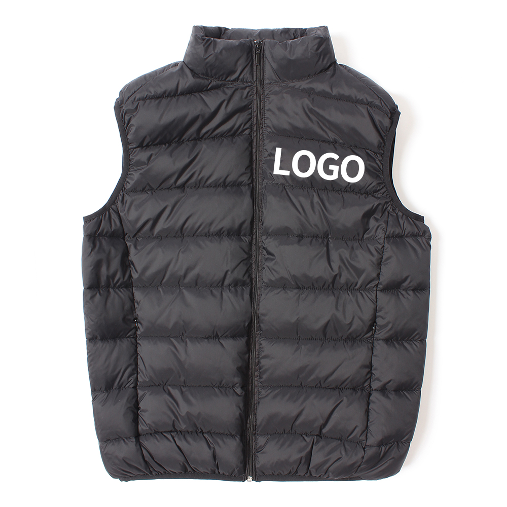  Factory Printing Logo Warm Winter Puffer Vest Custom Vests & Waistcoats