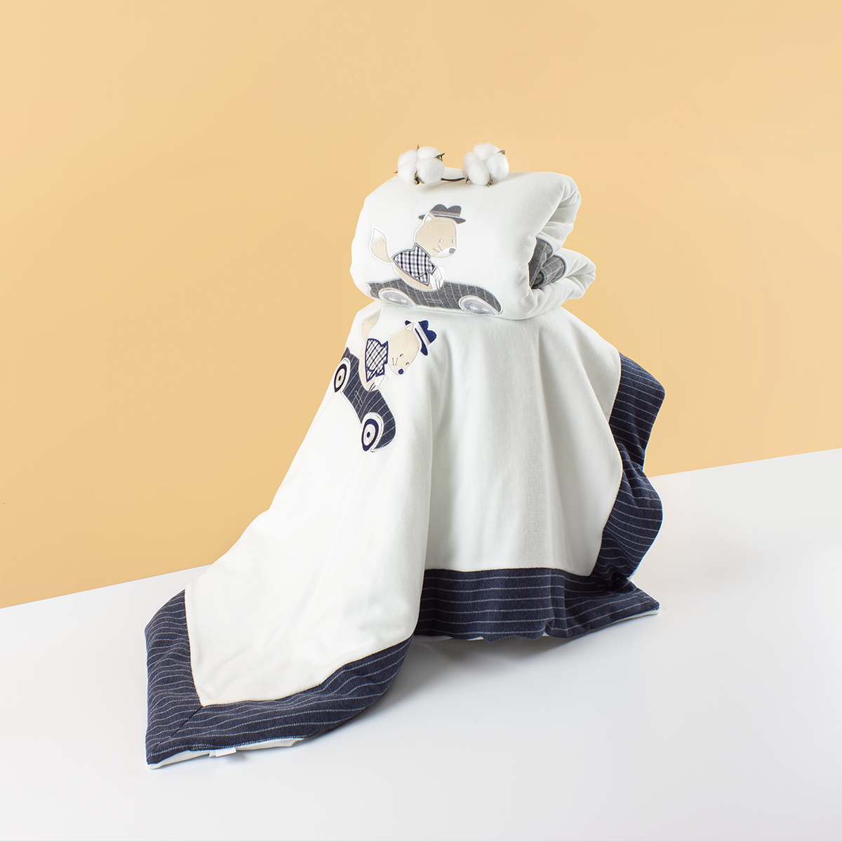 12 536 Embroidered Soft Newborn Cute Baby Blanket
