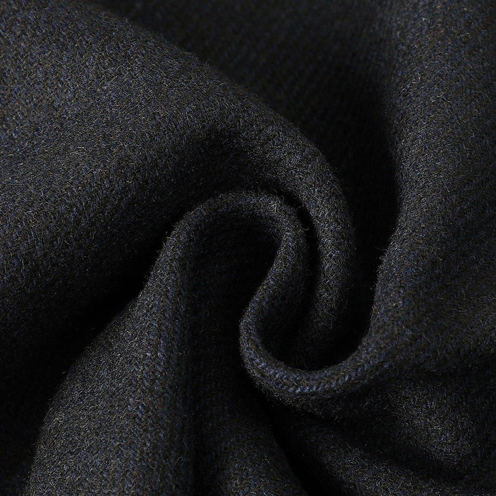 Wholesale Wool Mix Navy Twill Fabric