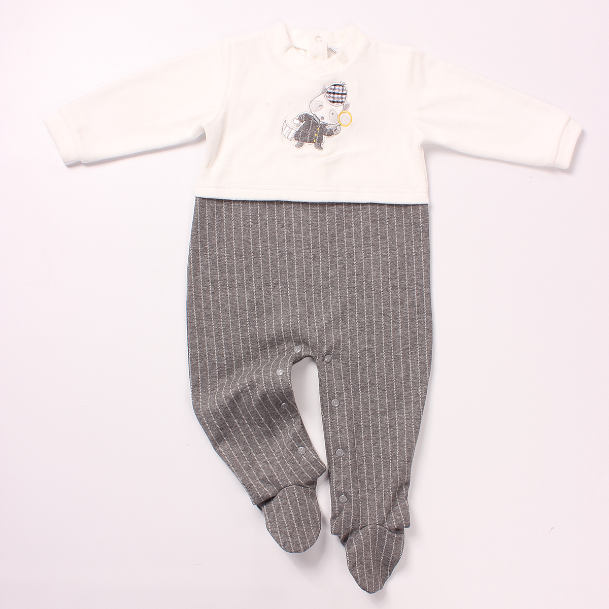 BQ 3082 Hot Sale Long Sleeve Baby Boy Romper