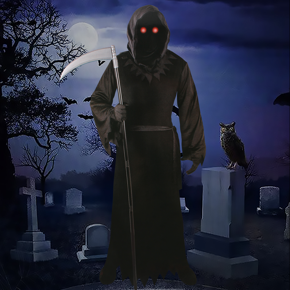 Cosplay Horror Blackout Robe Halloween Vampire Costume